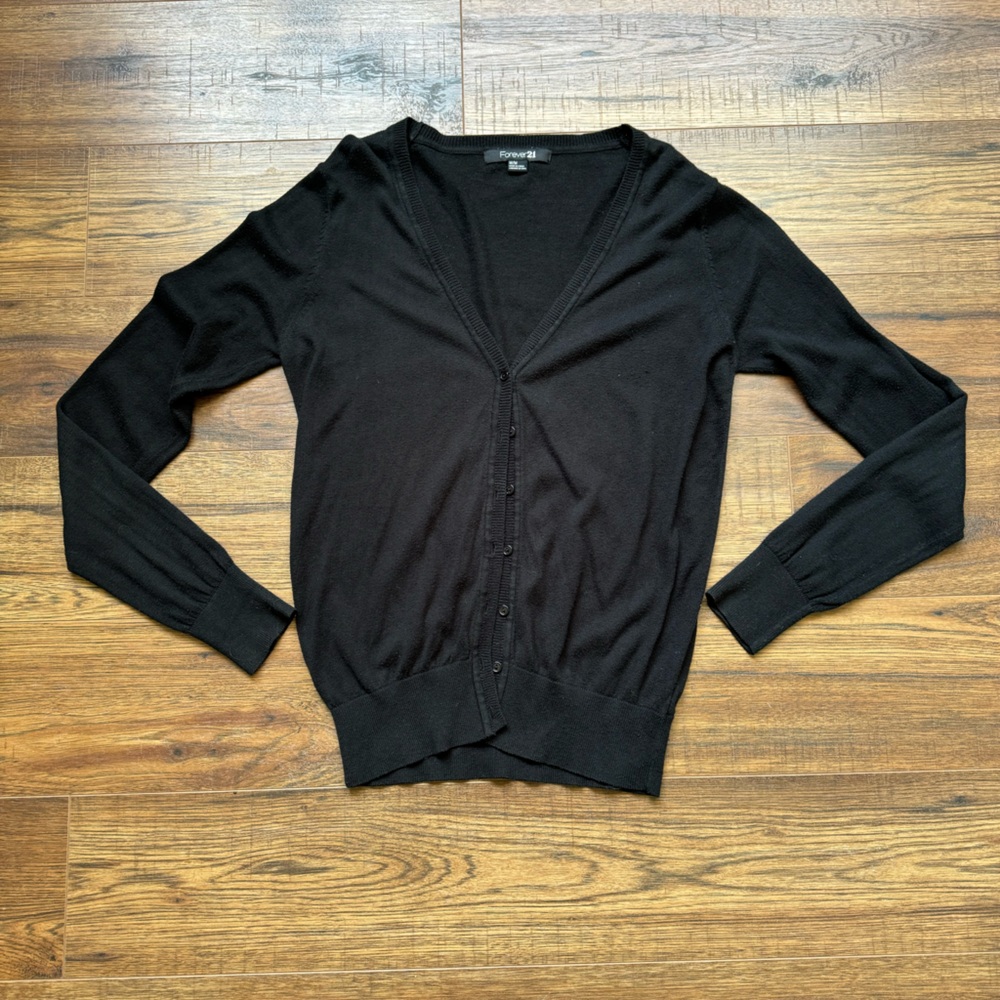 M Black Cardigan